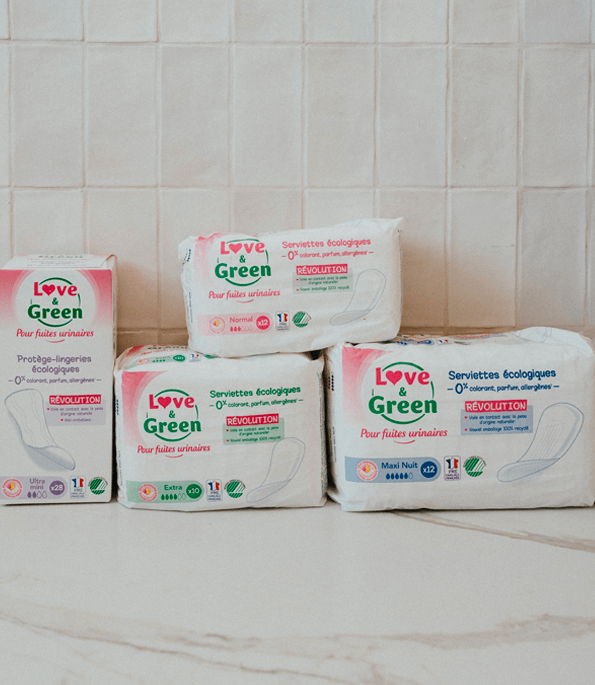 serviettes, fuites urinaires