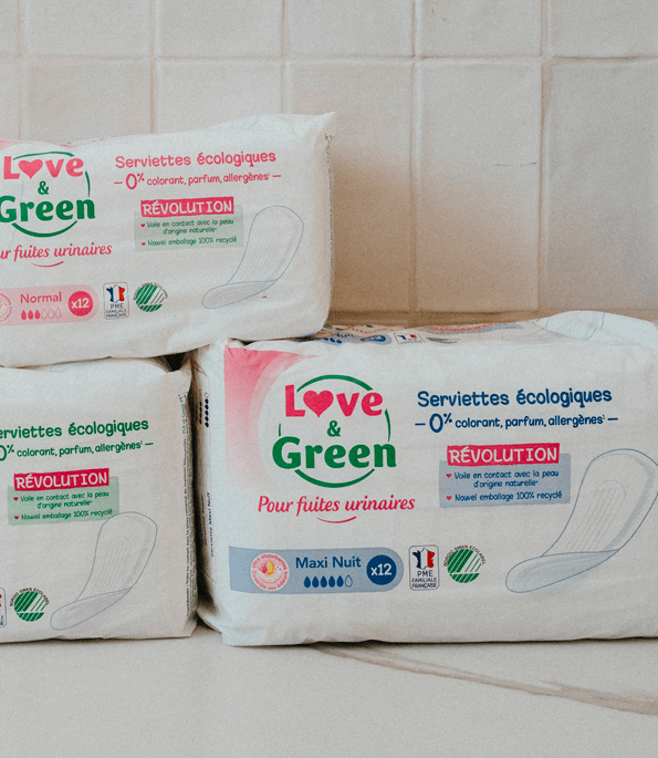serviettes, fuites urinaires