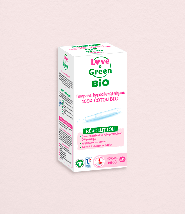 Tampon 100% Coton BIO AVEC Applicateur - NORMAL | Extra