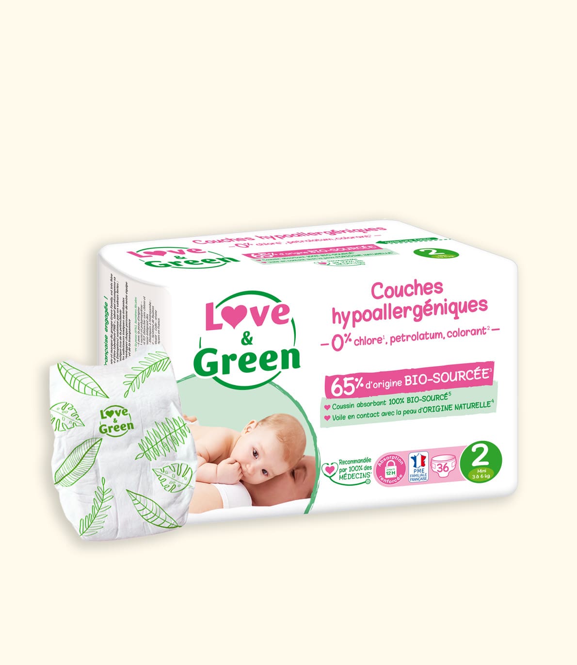 Couches hypoallergéniques