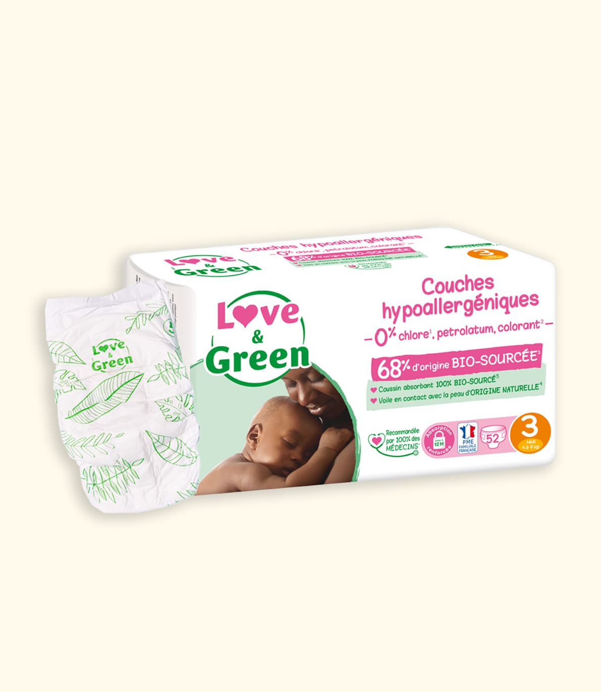 Couches hypoallergéniques