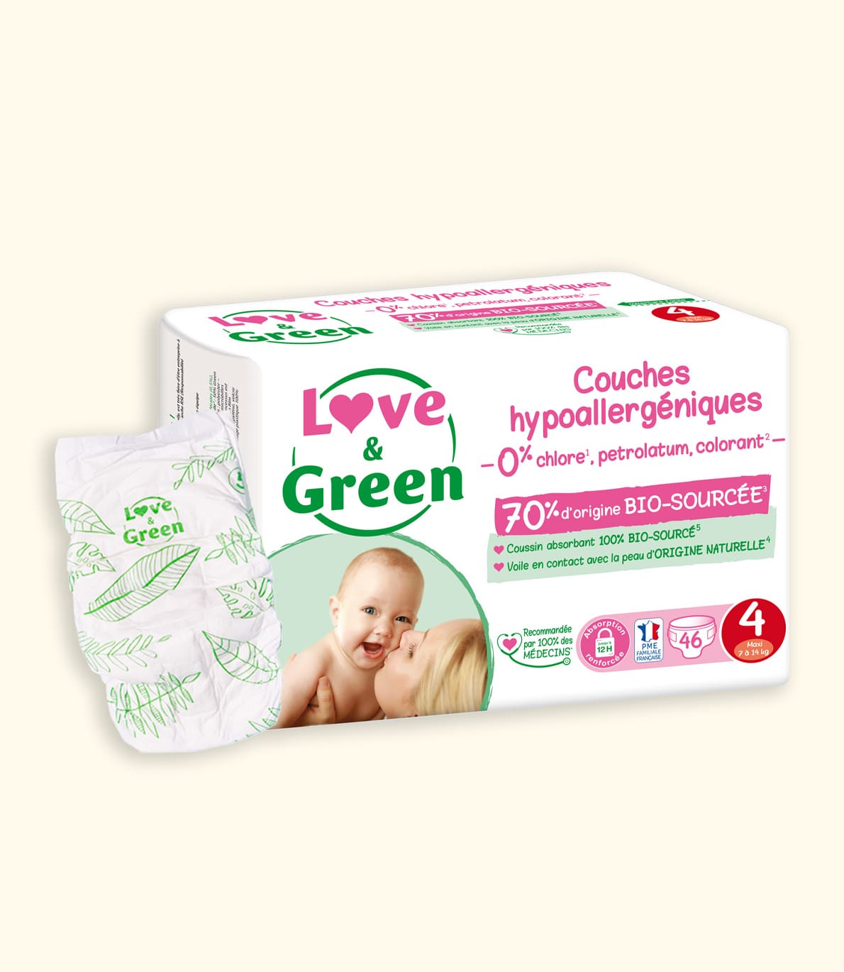 Couches hypoallergéniques