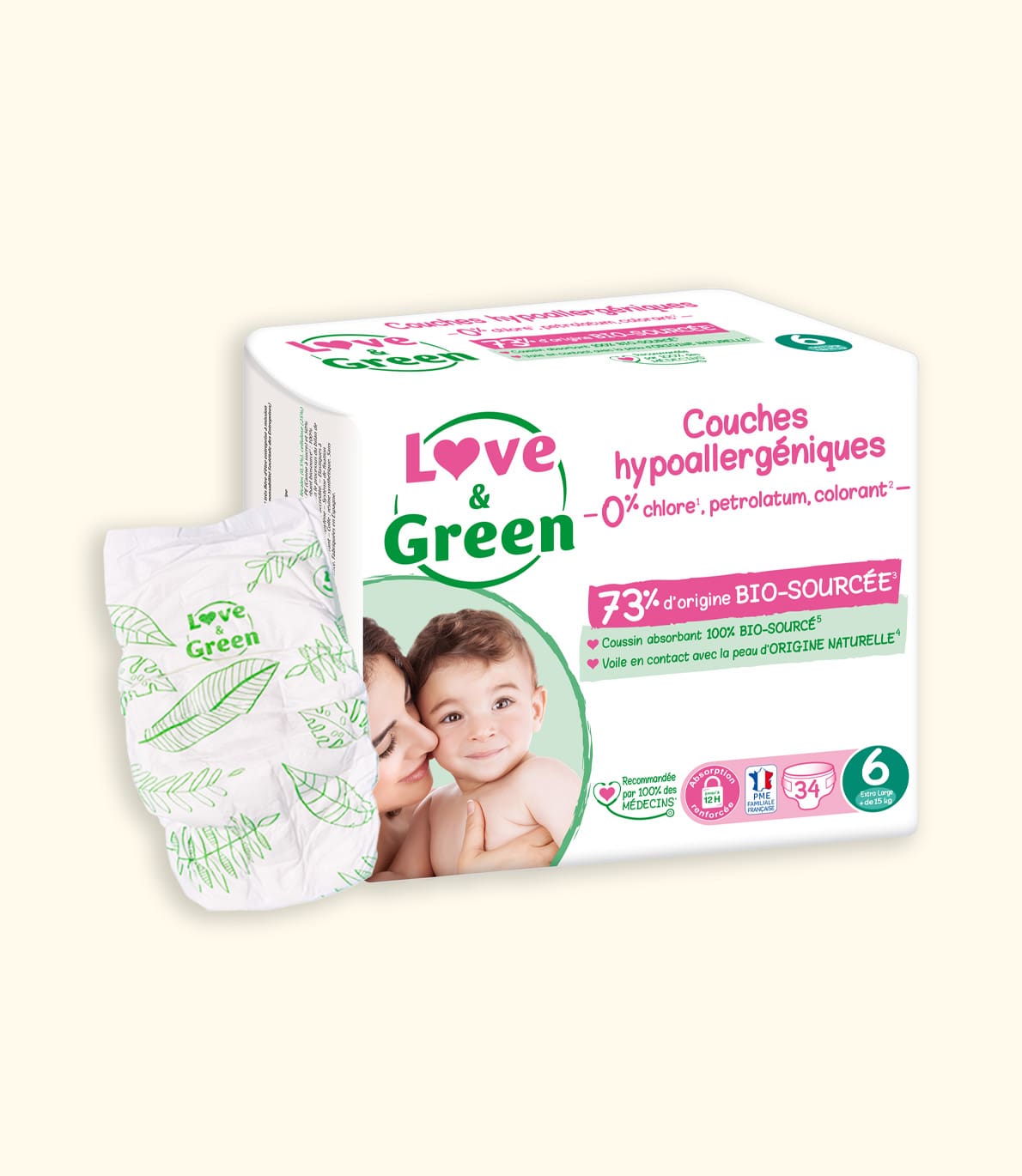 Couches hypoallergéniques