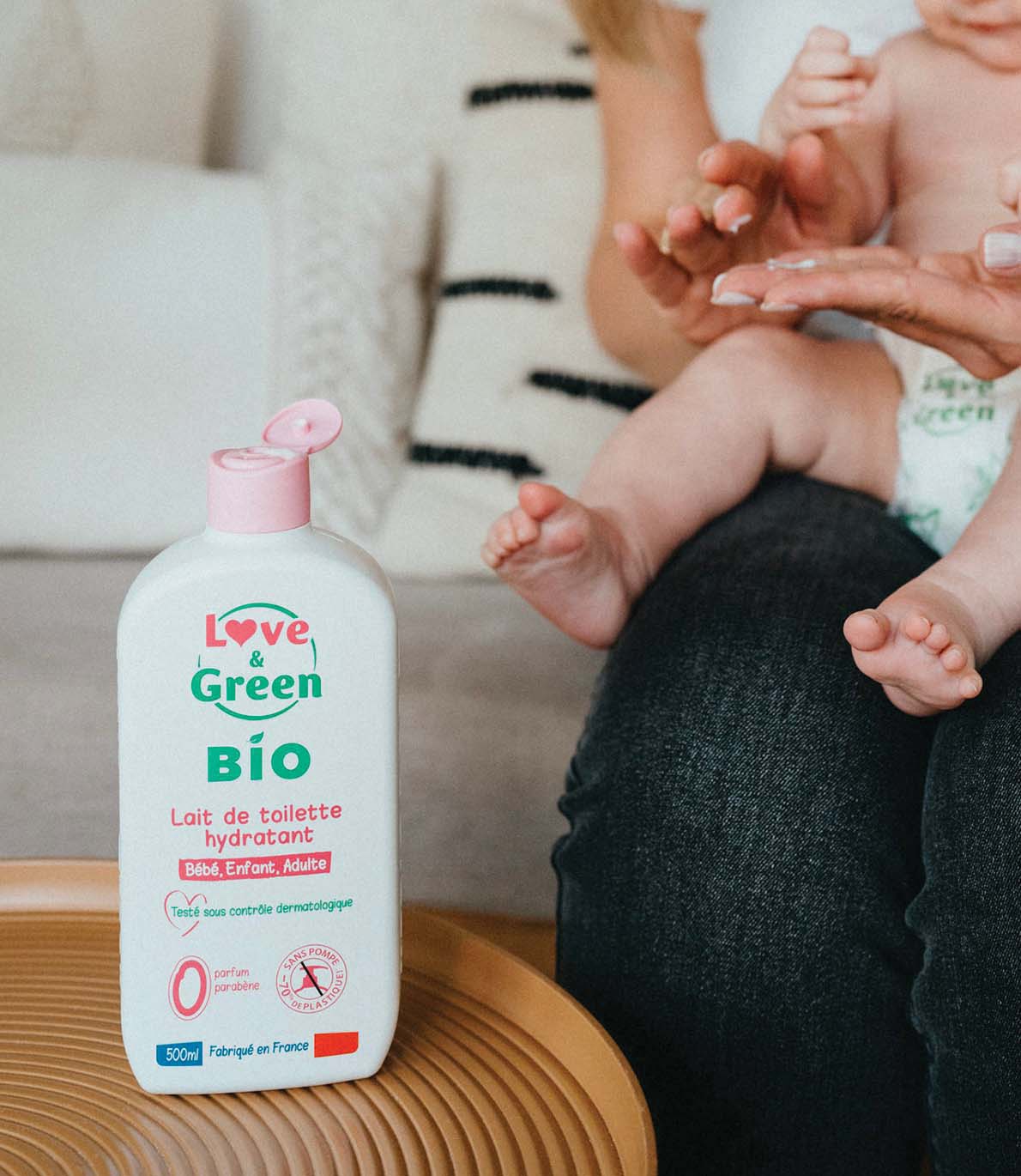 Lait de Toilette Hydratant Certifié Bio