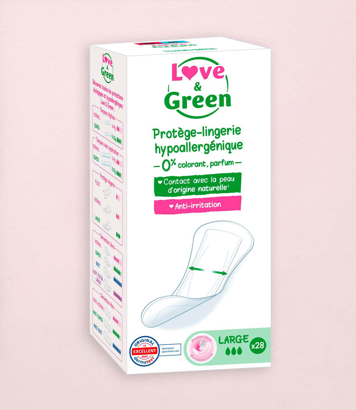 Protège-Slips Écologiques LARGE