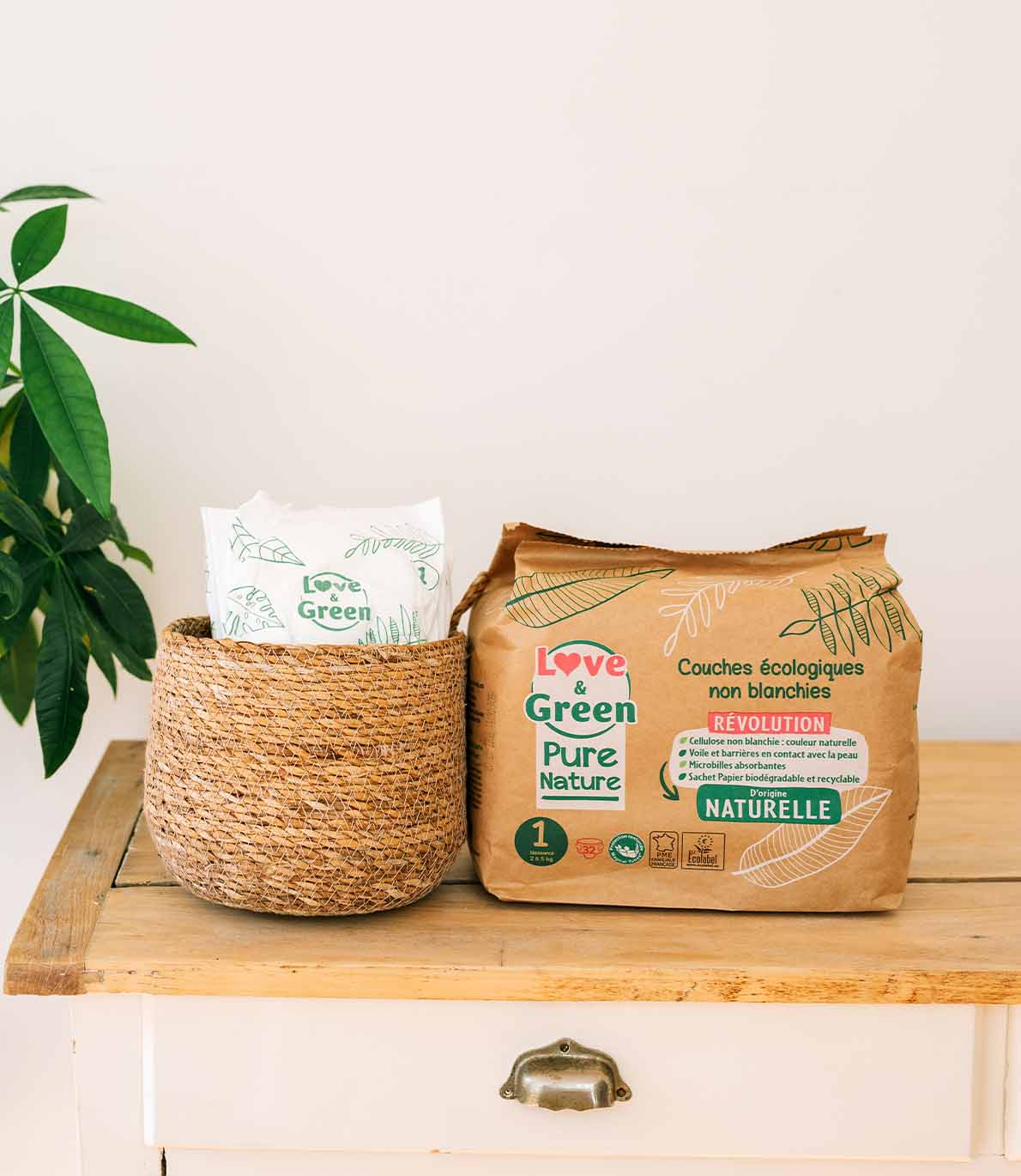 Pure Nature Ecological Diapers T1 to T5