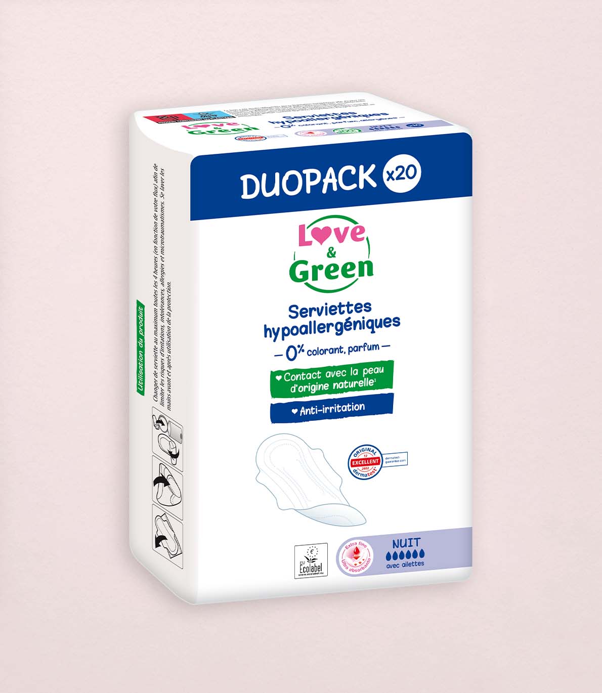 Serviettes Duopack NUIT