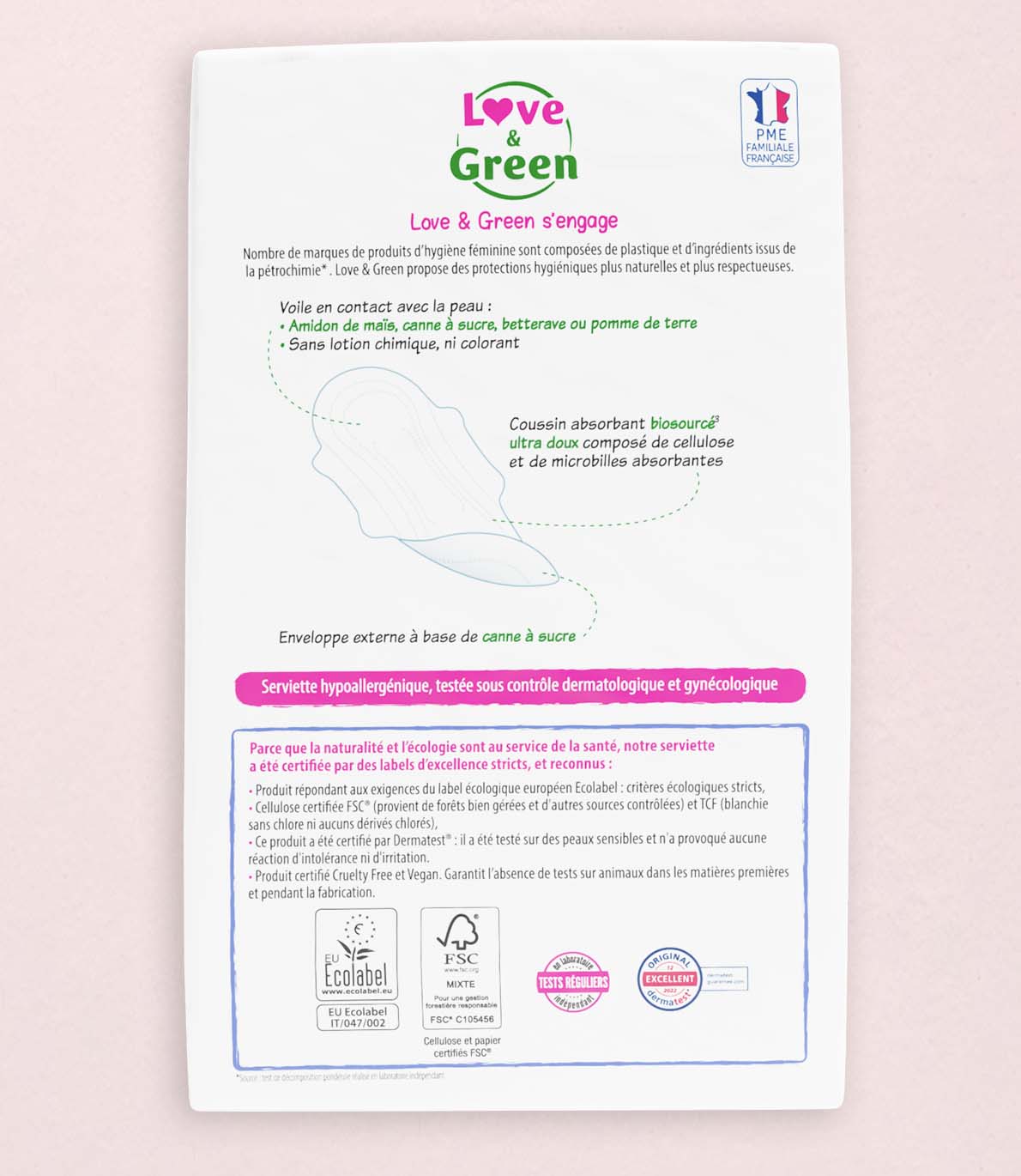 Serviettes Duopack NUIT