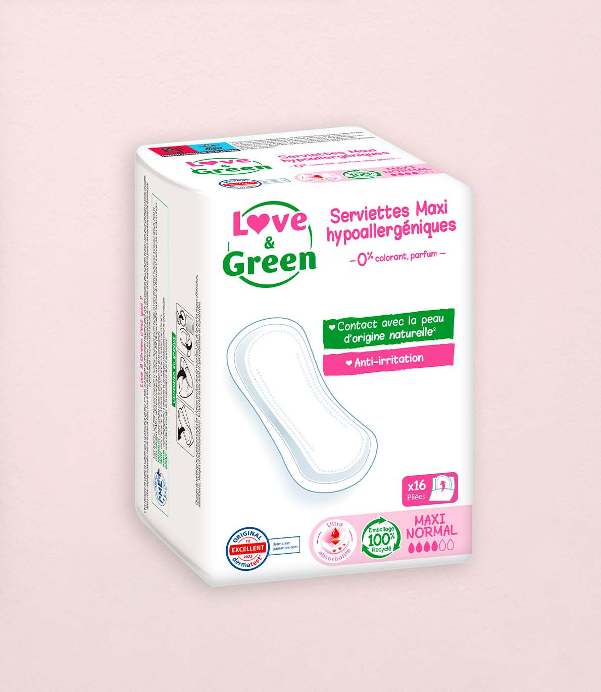 Ecological Period Pads MAXI NORMAL - Moderate Flows