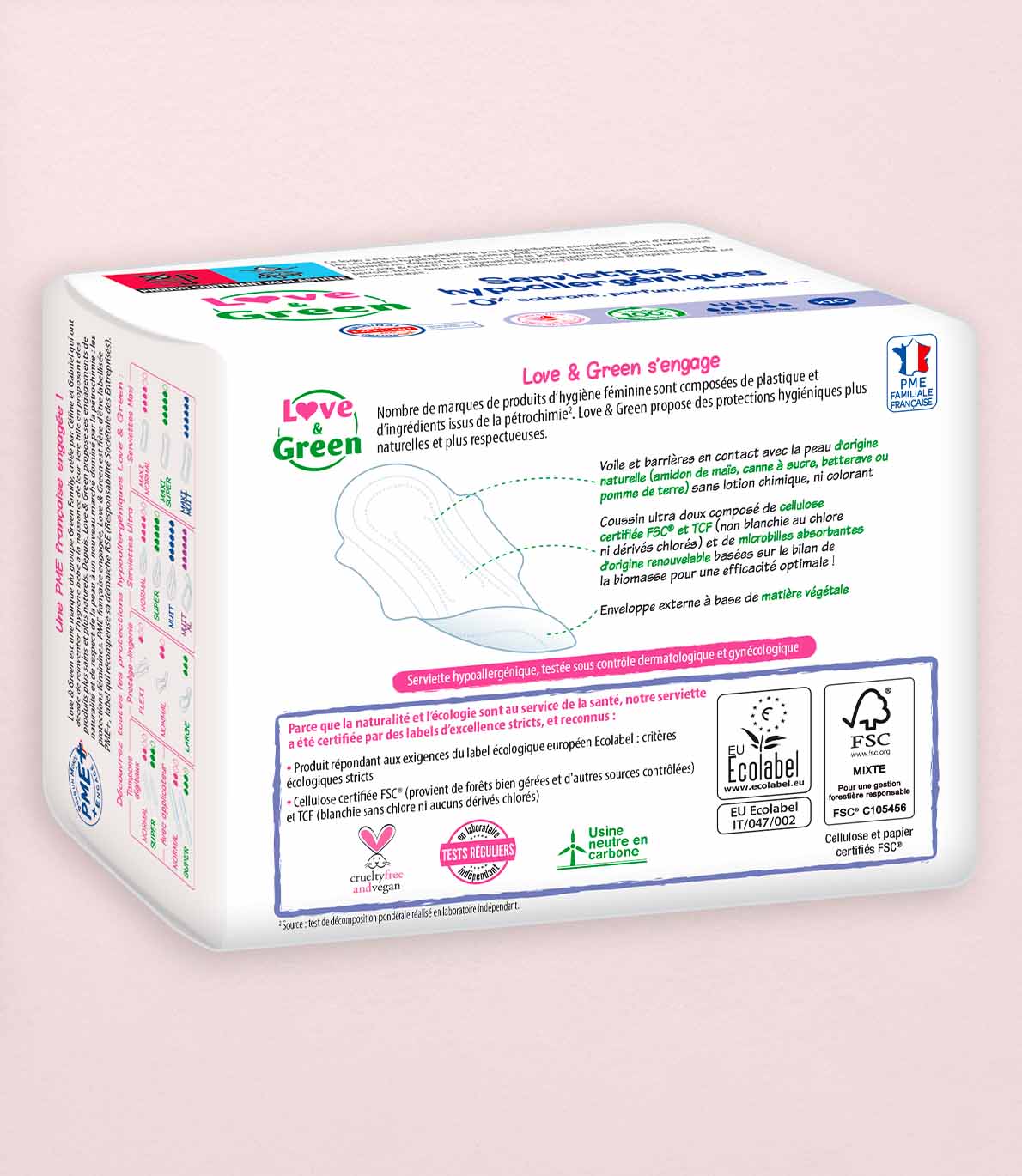 serviettes hygiéniques