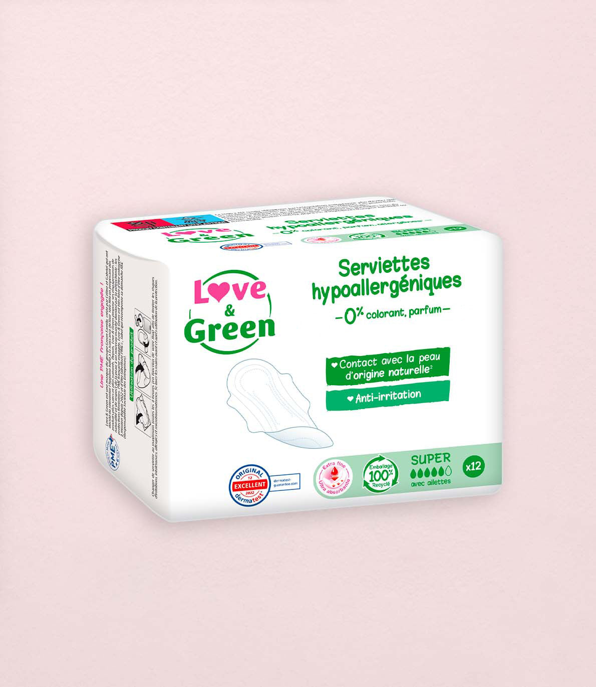 Serviettes Écologiques ULTRA SUPER - pour Flux Abondants