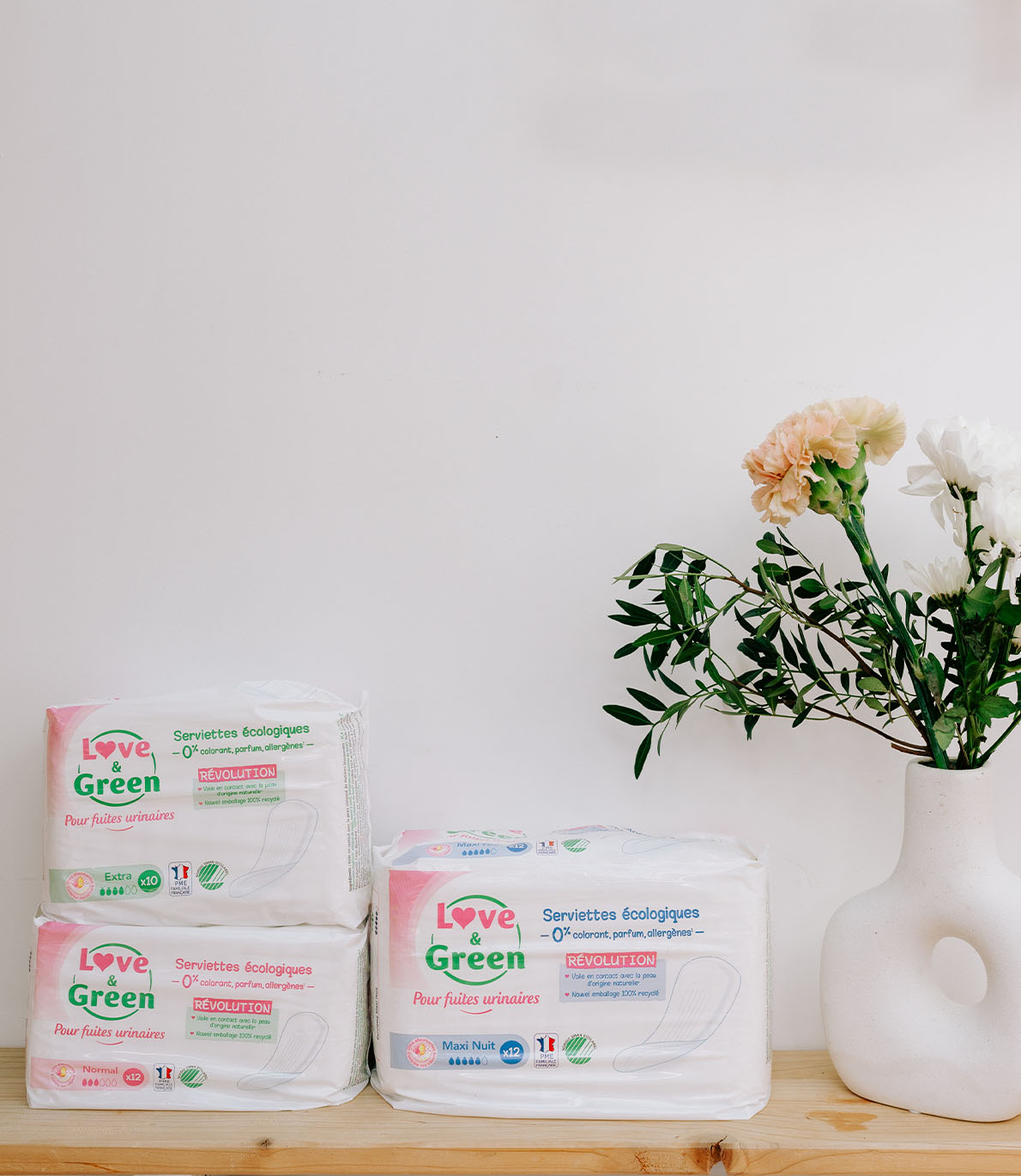 packs fuites urinaires