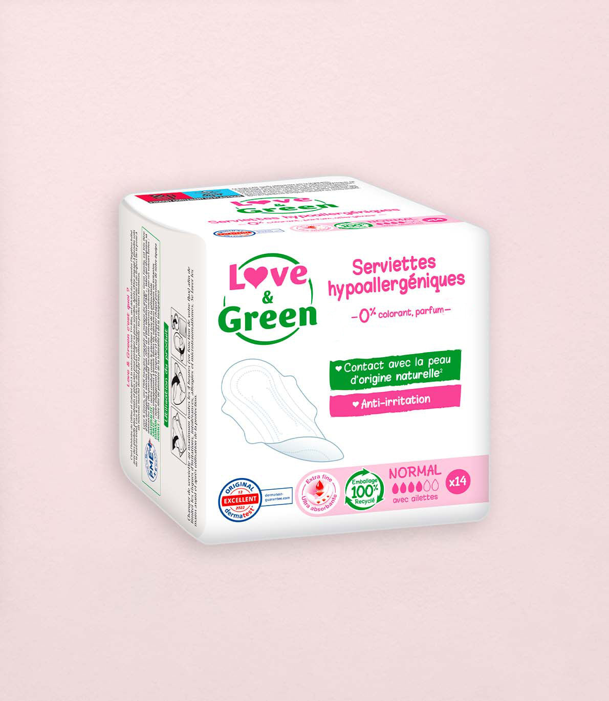 Ecological period pads ULTRA NORMAL moderate flow