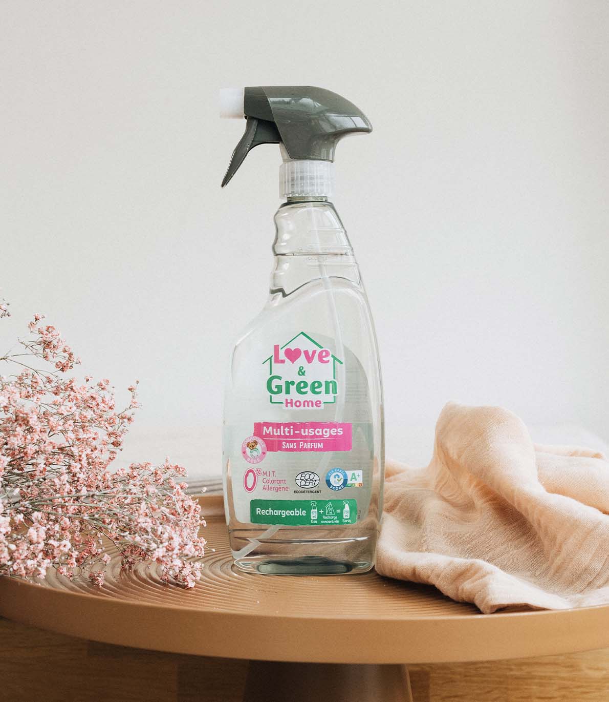 Zertifizierter Multi -U -teage -Ökodétergent -Reiniger ohne Parfüm - 750 ml