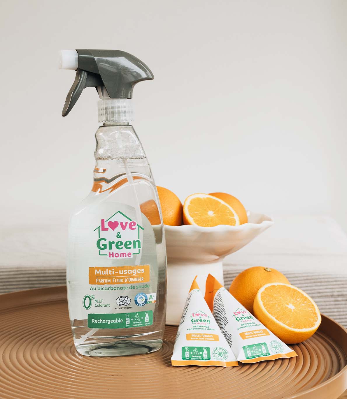 Pack: Multi-use spray met eco-depressieve gecertificeerde geur