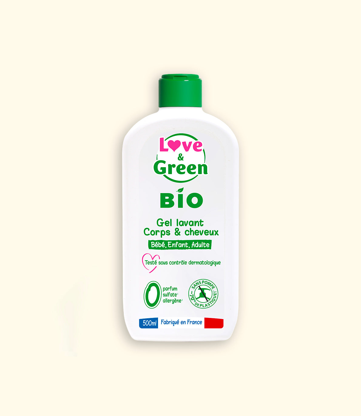 Gel Lavant Corps et Cheveux Certifié Bio