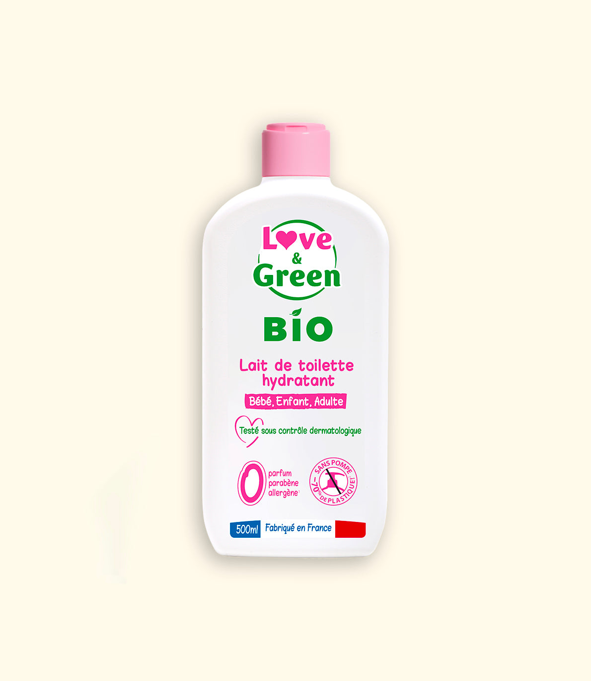 Gecertificeerde biologische vochtinbrengende reinigingsmelk