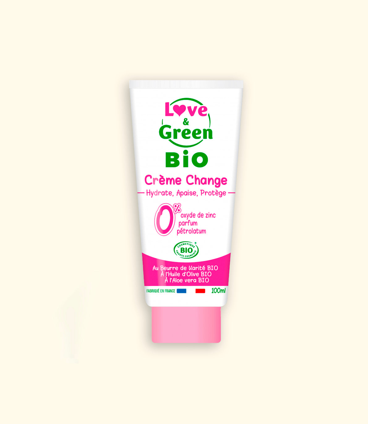 Bio -zertifizierte Veränderungscreme