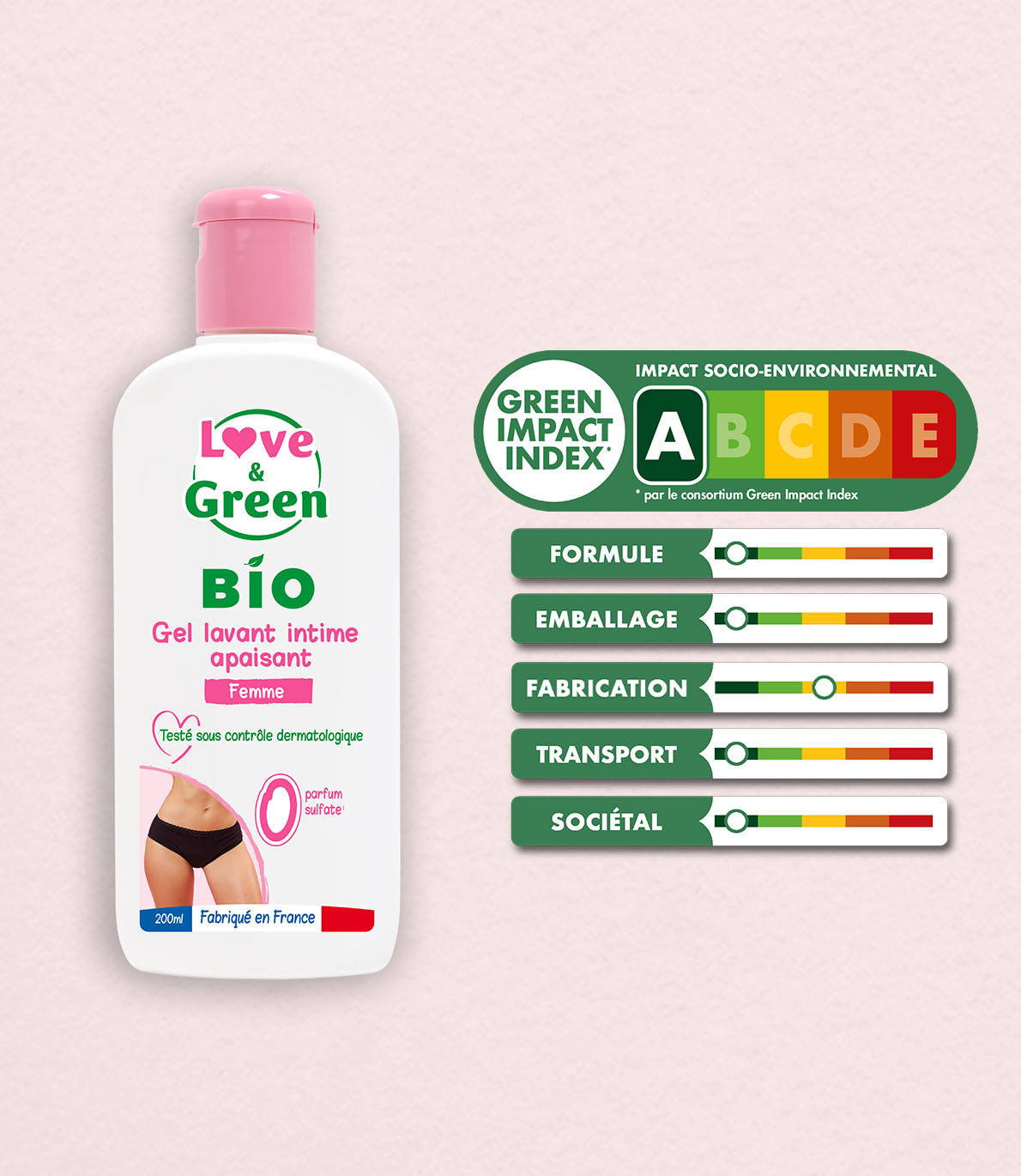 Gel Lavant Intime APAISANT certifié Bio