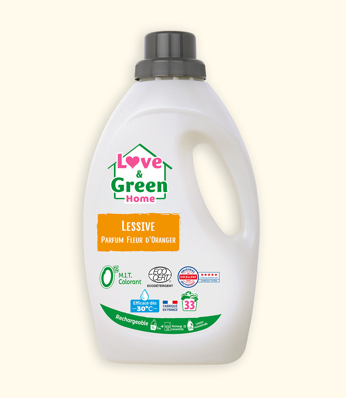 Ecodétergent Certified Laundry - Orange Blossom Parfum - 1,5 L