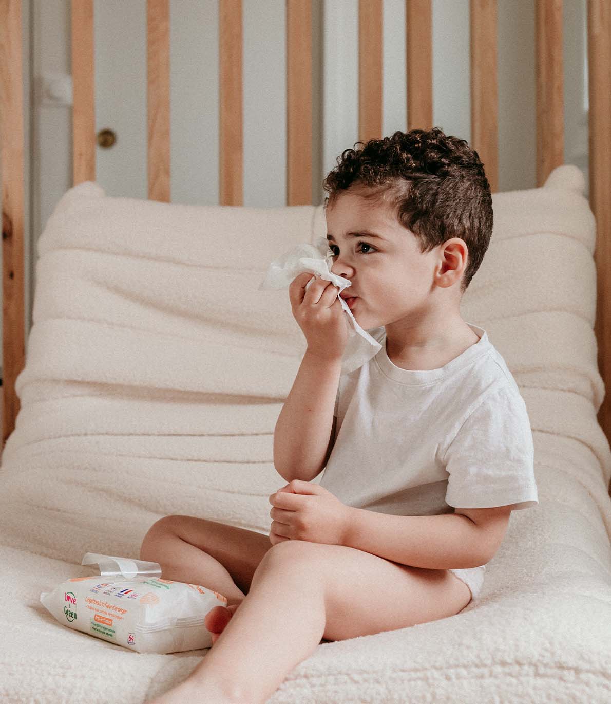 Pack of 14 Ecological Wipes with Orange Blossom