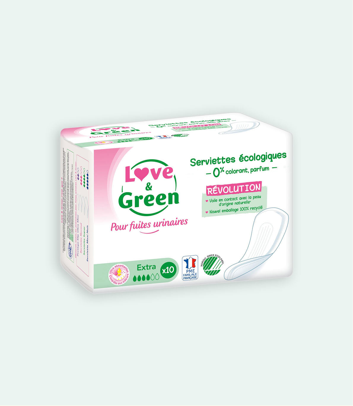 Serviettes fuites urinaires