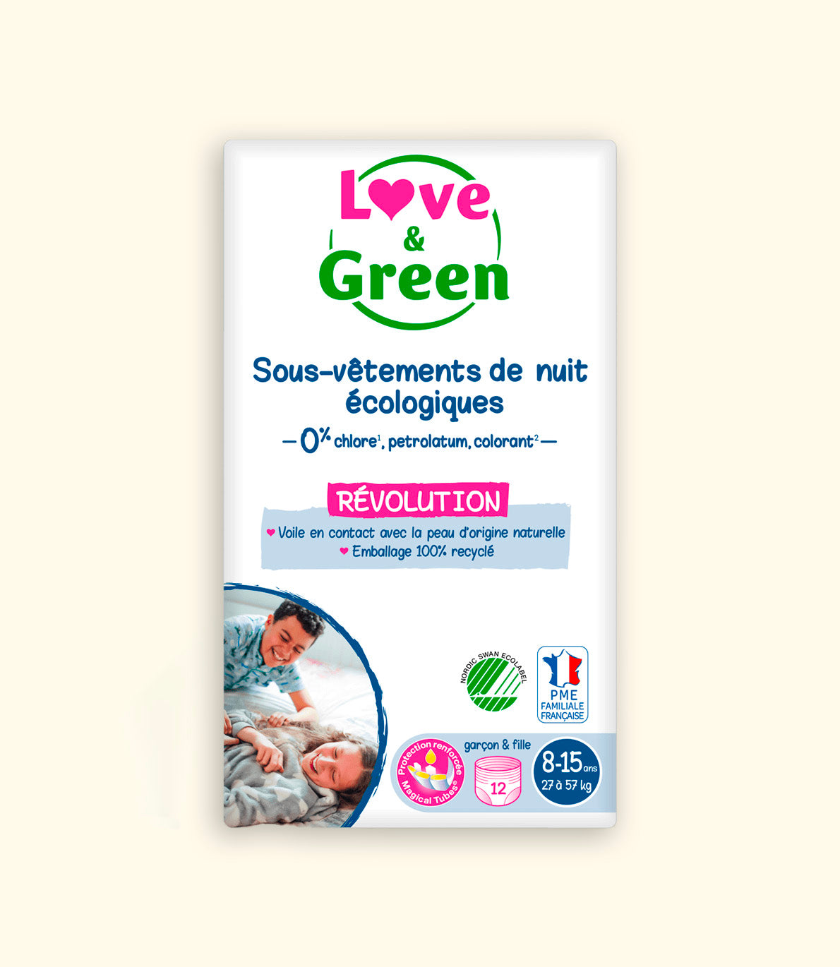 Ecological Absbricant Underwear for Children - 4 to 15 years old