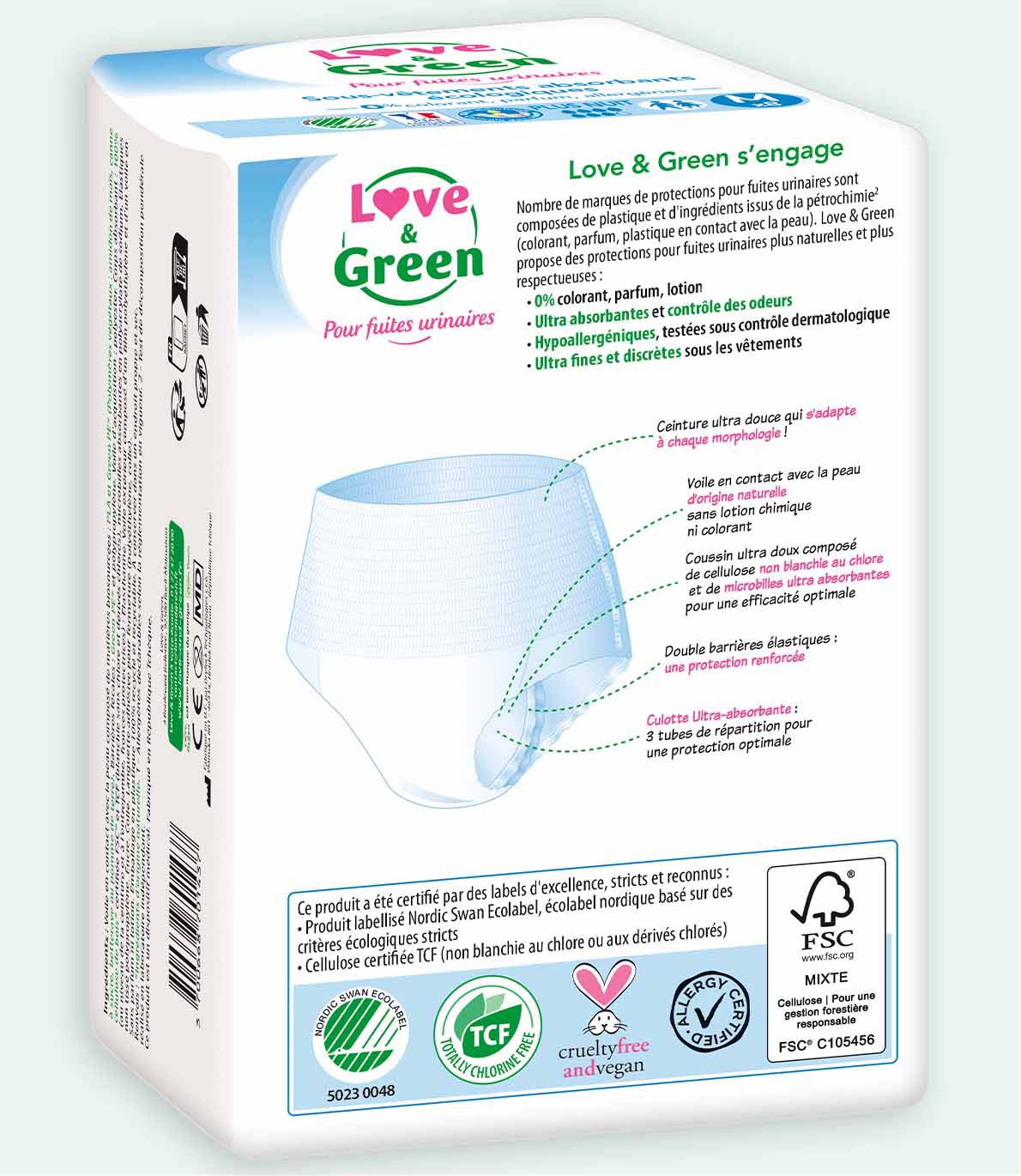 Sous-vêtements absorbants