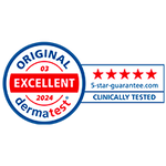 Certification Dermatest 5 étoiles