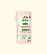 Hypoallergene vierkanten 100% biologisch katoen - ongebleekt