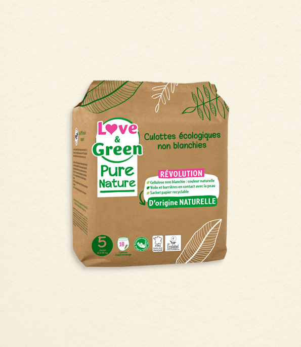 Pure Nature Ecological Nappies - Size 5 to 6