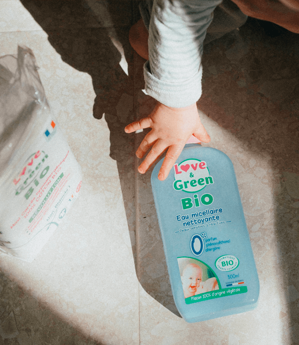 Eau micellaire nettoyante bébé 500ml ǀ LÉA NATURE SO BiO étic baby