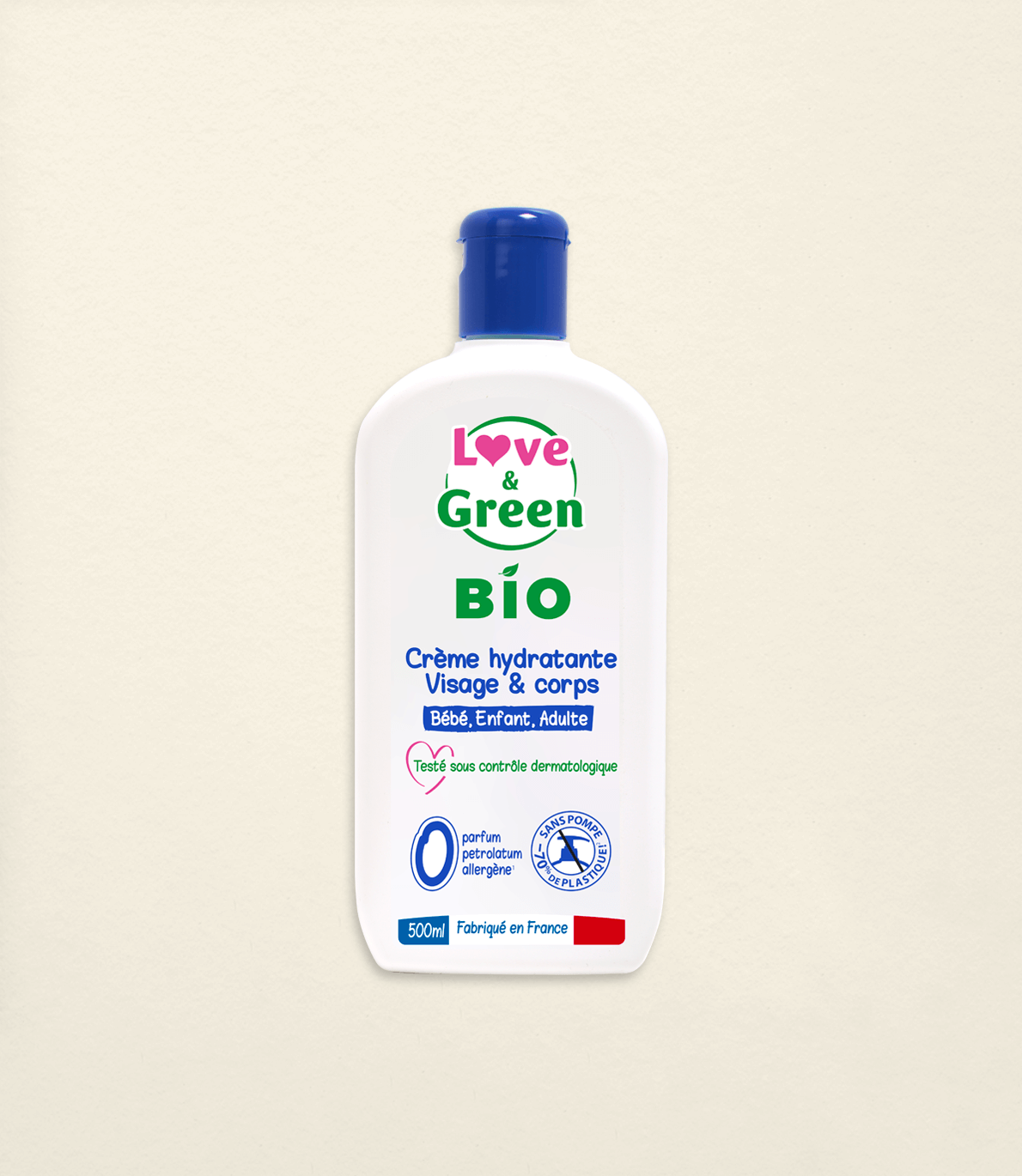 Crème Hydratante Visage et Corps Certifiée Bio