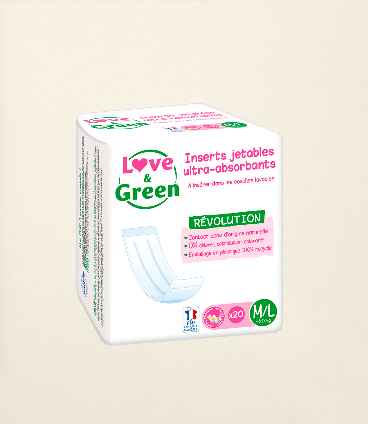 Universal Ecological Disposable Diaper Inserts