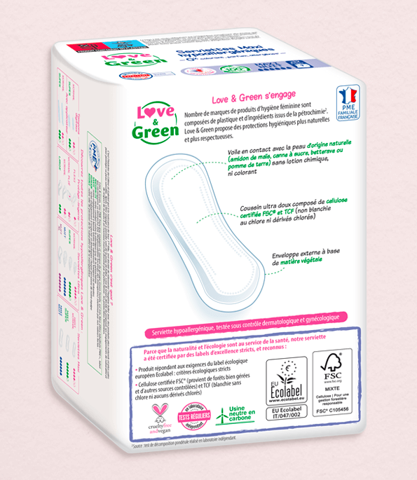 MAXI NUIT Ecological Period Pads - Abundant flow