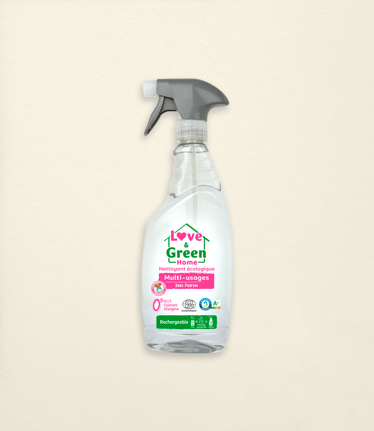 Nettoyant Eco-Detergent multi-usage sans parfum | Love & Green