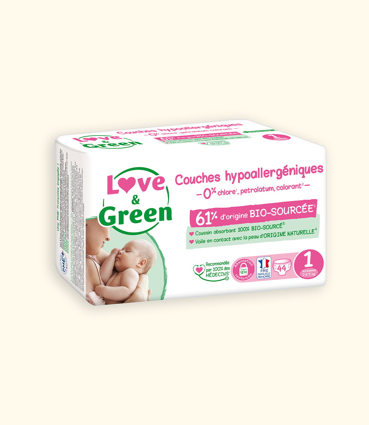 Couches hypoallergéniques