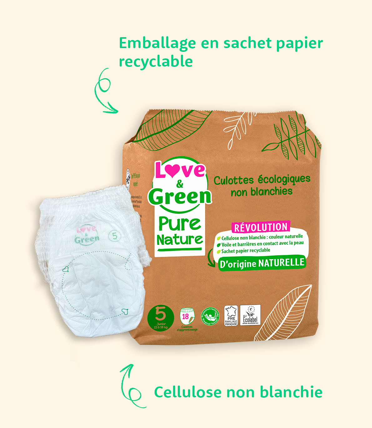 Couches-Culottes Écologiques Pure Nature - T5 à T6