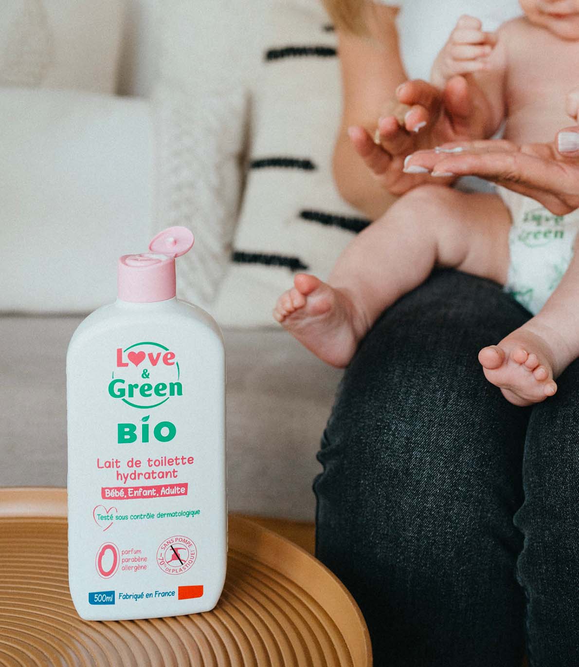 Lait de Toilette Hydratant Certifié Bio