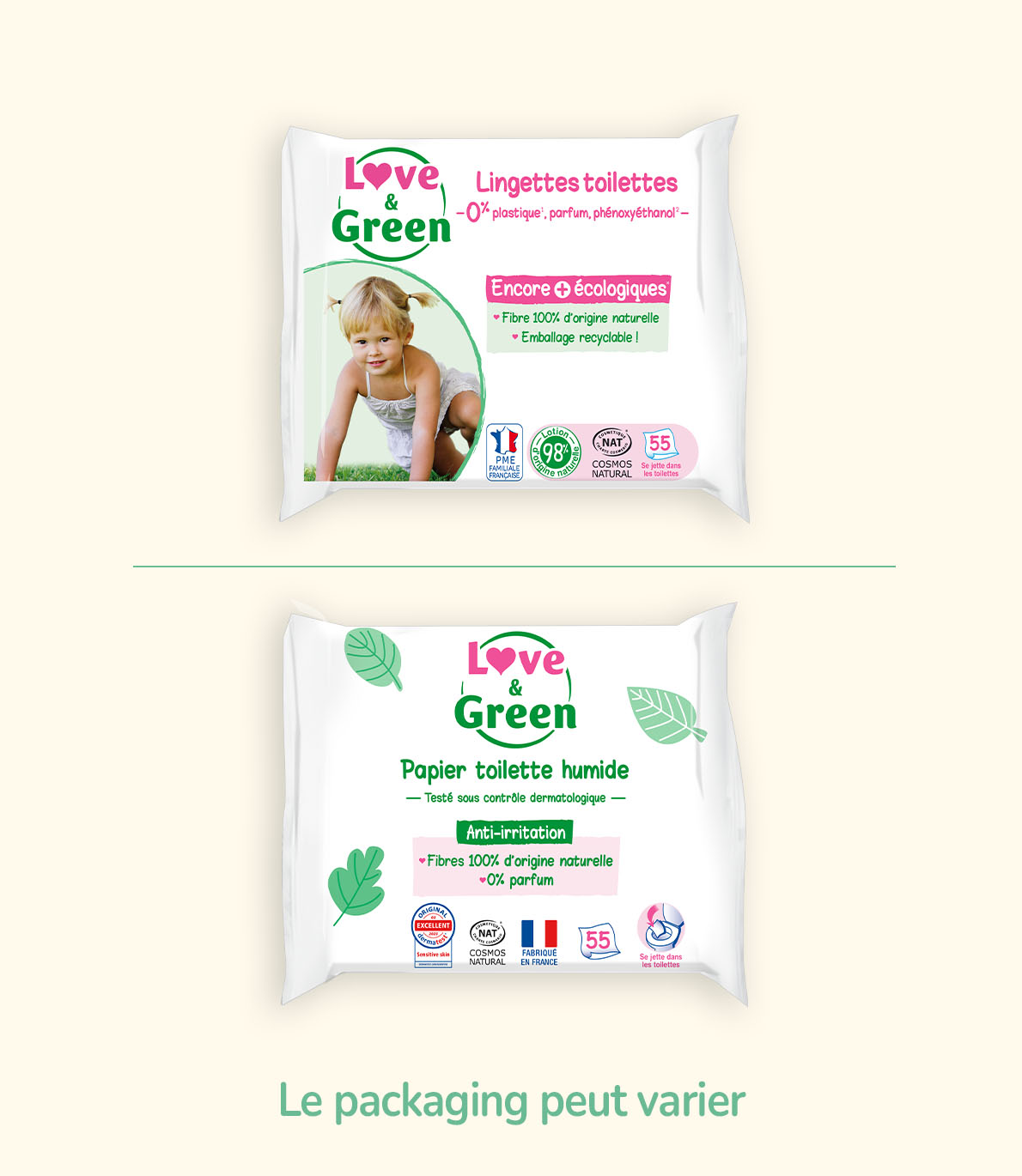 Ecological Wipes - Wet toilet paper