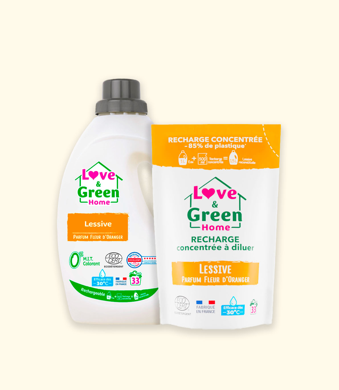 Ecodétergent Certified Laundry Pack + 1 Opladen