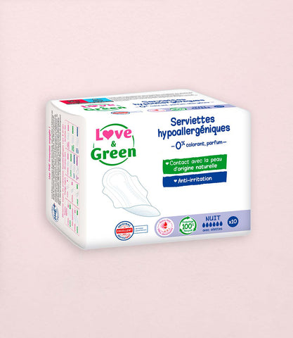 Ultra -Nacht ökologische Handtücher - reichlich Fluss