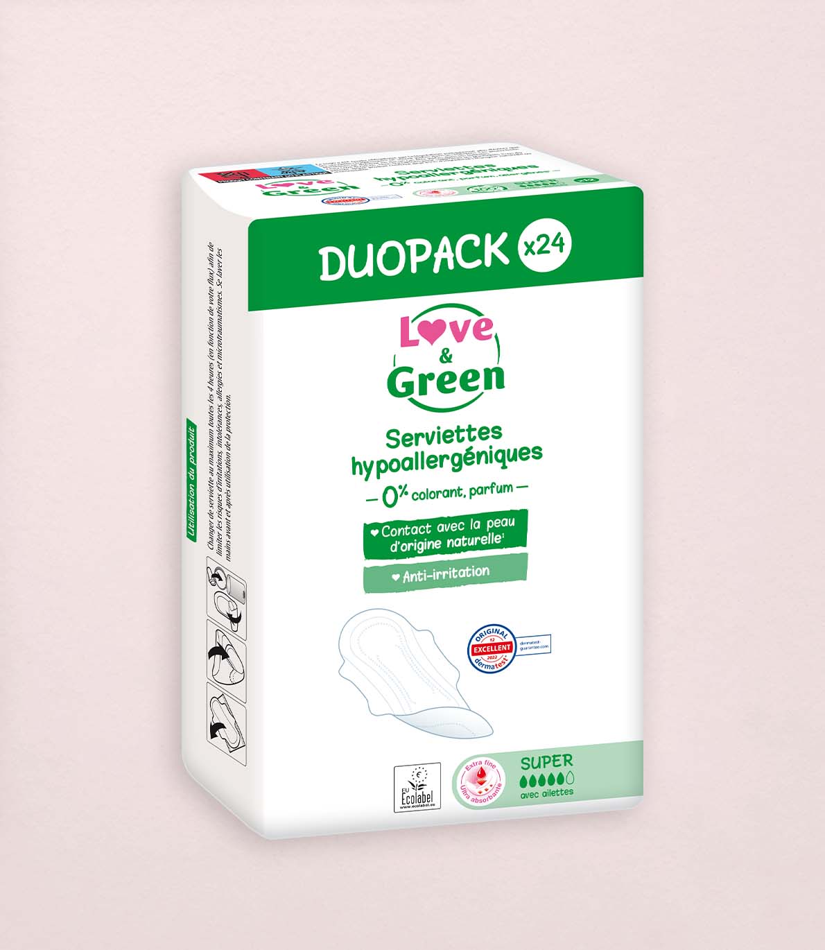 Love & Green : Couches Écologiques, Soins BIO & Hygiène féminine écolo