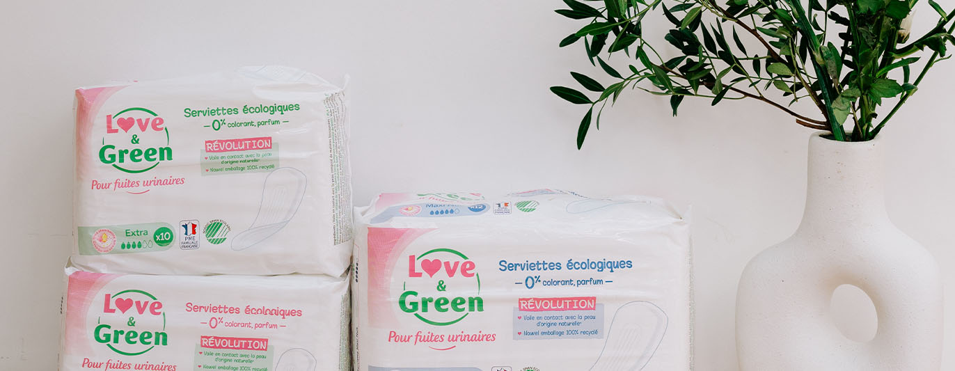 Love & Green : Couches Écologiques, Soins BIO & Hygiène féminine écolo