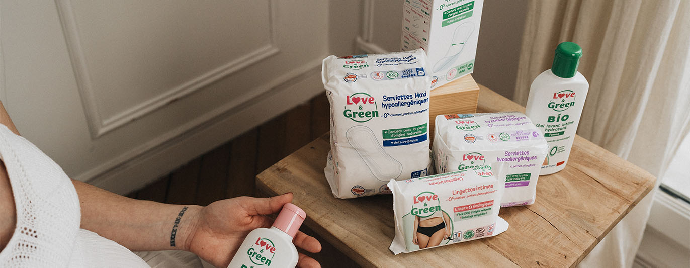 Love & Green : Couches Écologiques, Soins BIO & Hygiène féminine écolo