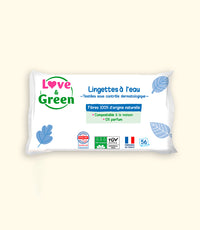 Ecological wipes with water