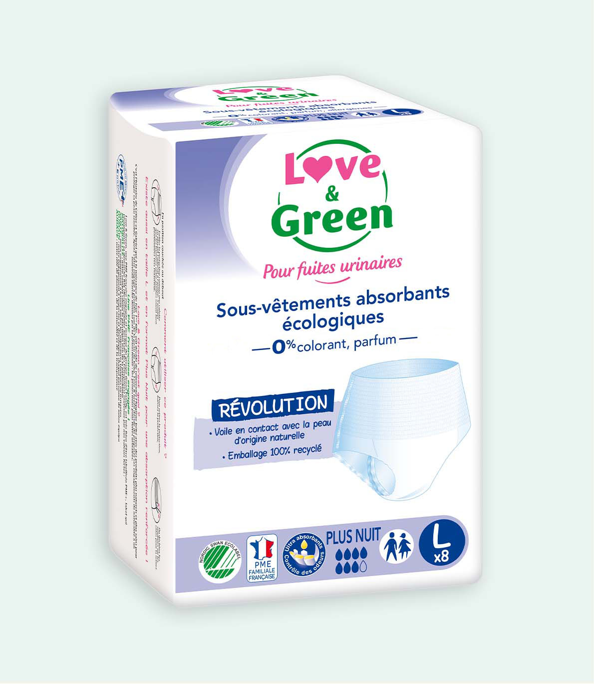 Sous-vêtements absorbants