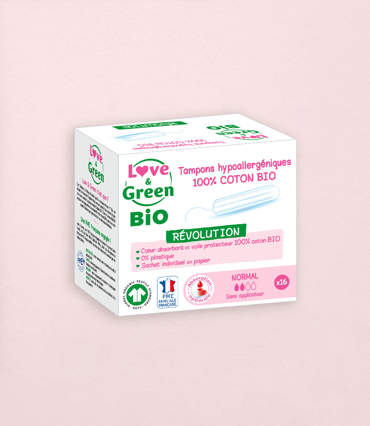 tampons sans applicateur