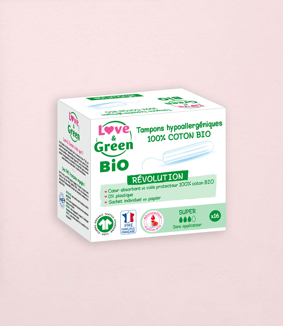 tampons sans applicateur